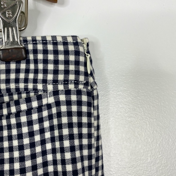 Talbots Chatham Pants Black Ivory Check Gingham Sz. 14 Preppy - Picture 7 of 9